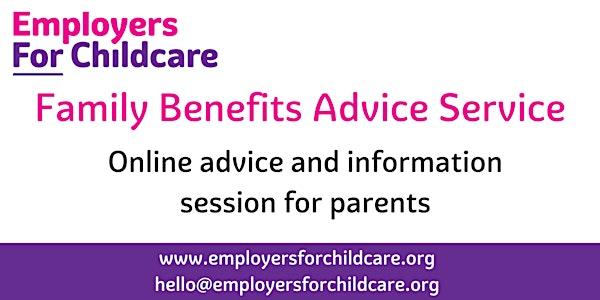 Family Benefits Advice Service online advice session