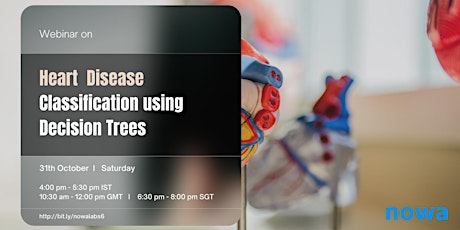 Free Webinar: Heart  Disease - Classification using Decision Trees primary image