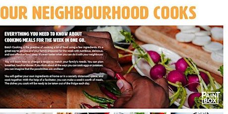 Our Neighbourhood Cooks: Heat and Serve Dinners primary image