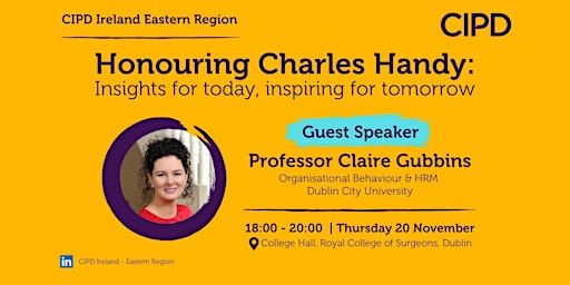 Image principale de Honouring Charles Handy: Insights for today, inspiring for tomorrow