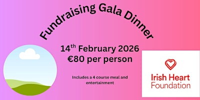 Image principale de Fundraising Gala Dinner in aid of the Irish Heart Foundation
