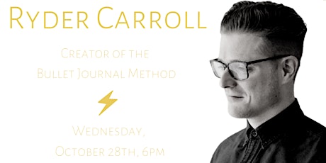 Honorary Conferral of Ryder Carroll of the Bullet Journal Method primary image