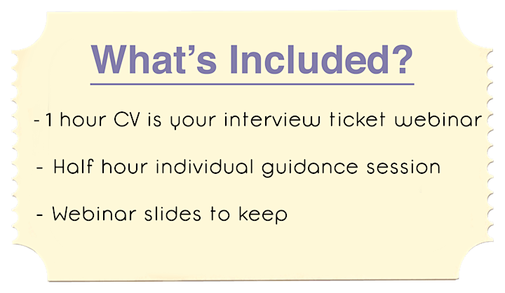 Your CV is your Interview Ticket! image