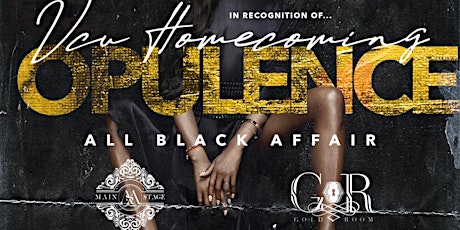 OPULENCE 2020 ALL BLACK AFFAIR primary image