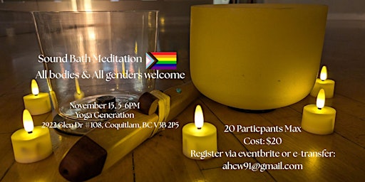 Image principale de Sound Bath Meditation (LGBTQ friendly)