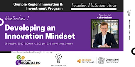 Masterclass 1 - Developing an Innovation Mindset primary image