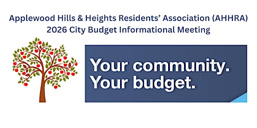 Imagen principal de Applewood Hills & Heights Residents' Association, 2026 Budget Meeting