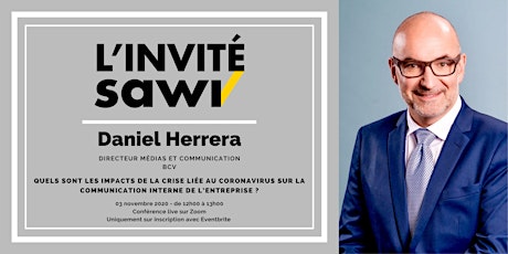 Hauptbild für Invité SAWI - Daniel Herrera, Directeur Médias et Communication BCV