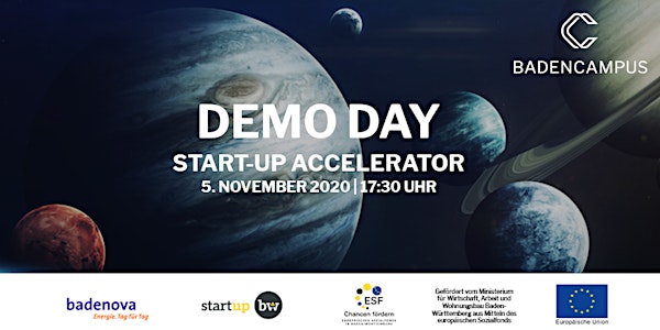 DemoDay BadenCampus Start-up Accelerator 2020