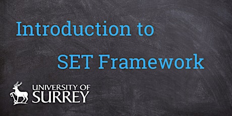 Introduction to Surrey Excellence in Teaching (SET) Framework
