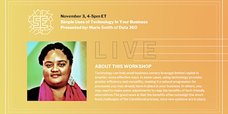 LIVE: Simple Uses of Technology in Your Business primary image