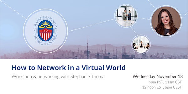 SACC: How to Network in a Virtual World – Workshop & networking