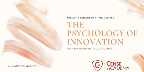 The Psychology of Innovation primary image