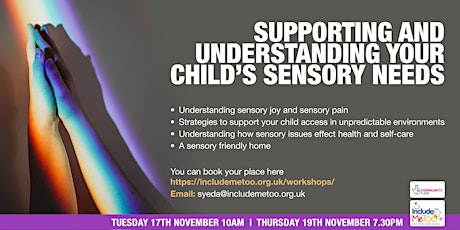 Supporting and understanding your child’s sensory needs primary image