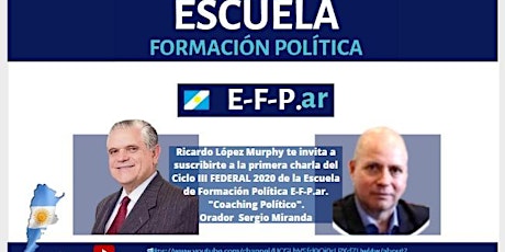 Imagen principal de Sergio Miranda en EFP. Coaching Político. Jue/ 29/oct 18:30hs
