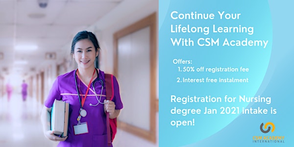 BSc Nursing Degree Course Preview For  Jan 2021 intake!