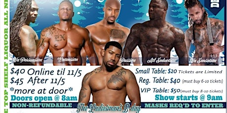 RSVP LIVE PRESENTS NAUHTY NORTH POLE ALL MALE REVUE primary image