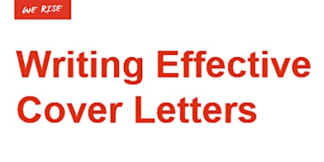 Effective Cover Letter Workshop (PM Session) primary image
