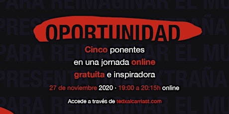 Imagen principal de TEDxAlcarriaSt 2020 ON LINE