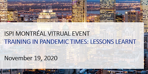 Training in pandemic times: lessons learned