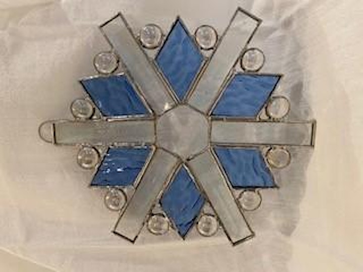 
		MAKE: Stained Glass Snowflake Suncatcher image
