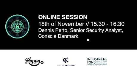 Imagem principal do evento Inspirational session v. Dennis Perto, Senior Security Analyst, Conscia