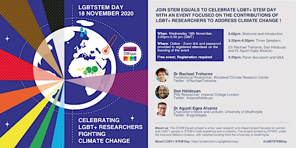 LGBT STEM Day: Celebrating LGBT+ researchers fighting climate change