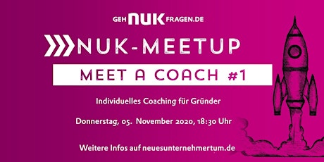Hauptbild für Meet a coach #1 | NUK-Meetup