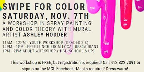 Swipe for Color: Public Art Workshop with Mural Artist Ashley Hodder primary image