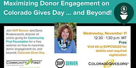 Maximizing Donor Engagement Through Colorado Gives Day primary image