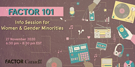 FACTOR 101: Info Session for  Women & Gender Minorities primary image