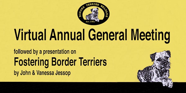 Border Terrier Welfare virtual AGM 2020