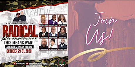Radical Reconstruction: This Means War hosted by Bishop Frank Madison Reid, primary image