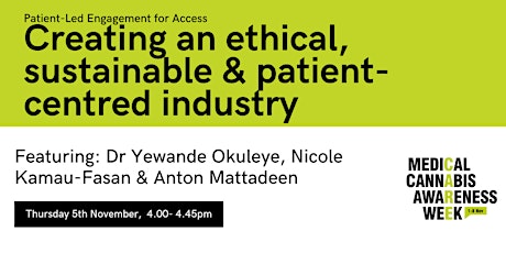 #MCAW2020: Creating an ethical, sustainable & patient-centred industry primary image