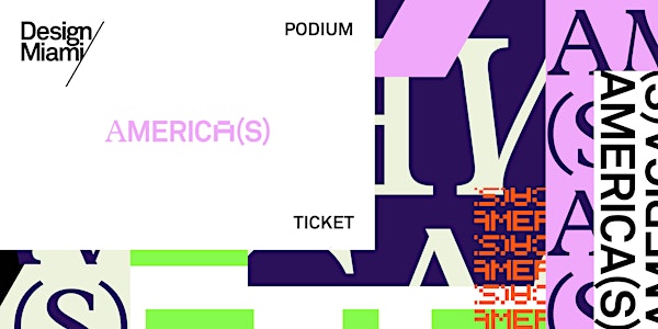 Design Miami/ Admission Tickets