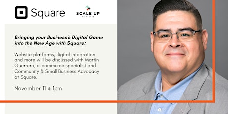 Bringing your Business's Digital Game into the New Age with Square primary image