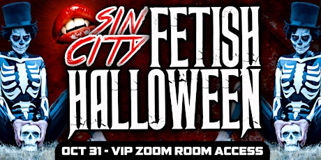 Sin City - Fetish Halloween - Zoom Party Ticket primary image