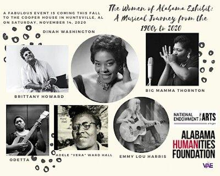 "The Women of Alabama Exhibit: A Musical Journey from 1900s to 2020" image