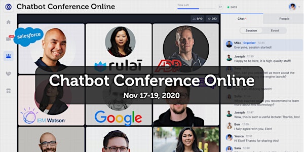 Chatbot Conference Online: Chatbots, Voice Skills &  AI Conference