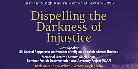 Jaswant Singh Khalra Memorial Lecture & 'The Valia primary image