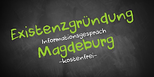 Existenzgründung Online kostenfrei - Infos - AVGS Magdeburg primary image