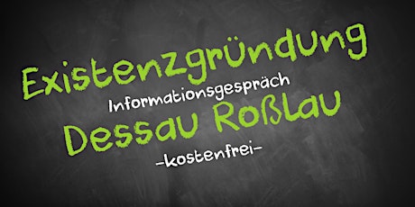 Existenzgründung Online kostenfrei - Infos - AVGS  Dessau Roßlau bilhetes