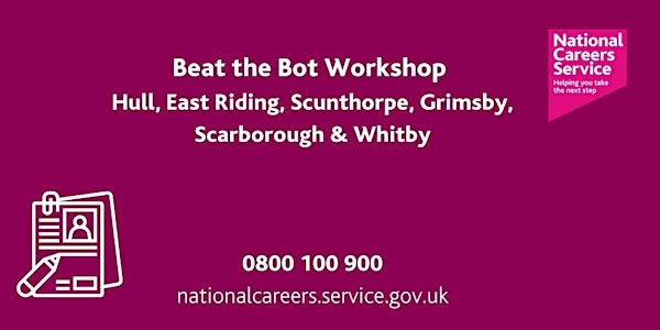 CV 'Beat the Bot'  Workshop (Yorkshire & Humber)