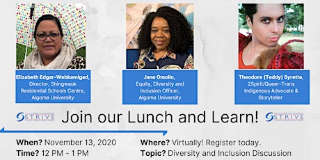 Strive YPG's Virtual Lunch and Learn: Diversity Discussion primary image
