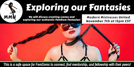Exploring Our Fantasies | Modern Mistress United Fellowship primary image