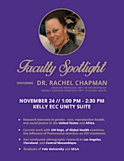 Faculty Spotlight: Dr. Rachel Chapman primary image