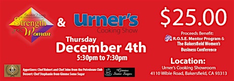 Urner's Cooking Show December 4th primary image