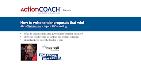 How to write tender proposals that win!