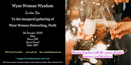Wyse Women Wysdom - 5th December 2020 - Founding Members primary image