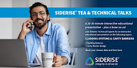 Siderise Tea & Technical: Cladding systems & Cavity Barriers primary image